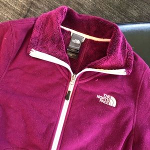 Magenta North Face Fleece